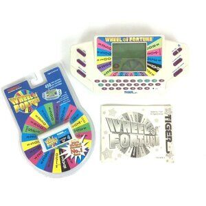Wheel Of Fortune Game Tiger Electronics Extra Game Cartridge Instructions Vtg 95